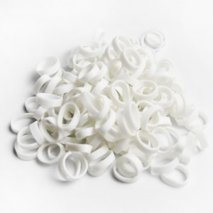 Tehdas räätälöity tukkumyynti valkoinen korkea joustavuus anti-aging datakaapelinnauhoitusrengas