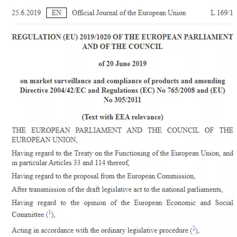 16. heinäkuuta alkaen EU: hun viedyt CE-tuotteet ovat laittomia, jos heillä ei ole tätä!